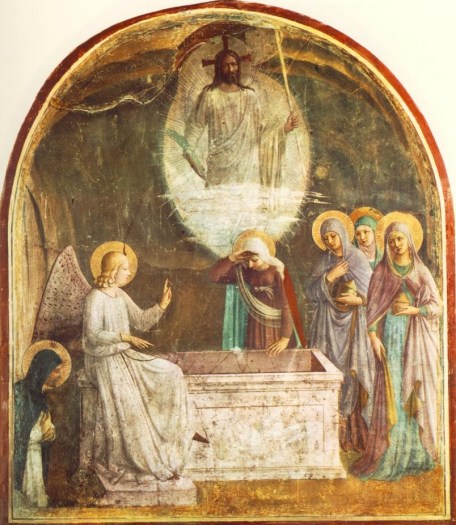 Resurrection of Christ and Women at the Tomb, Fra Angelico, 1440-41, Convento di San Marco, Florence